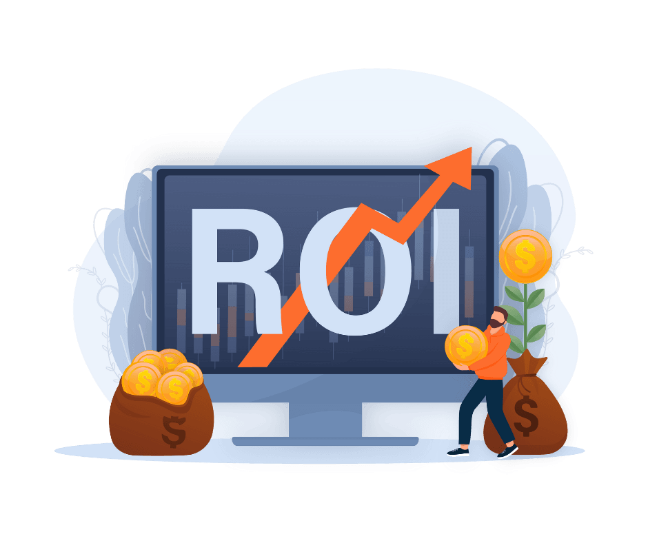 roi formula in a desktop