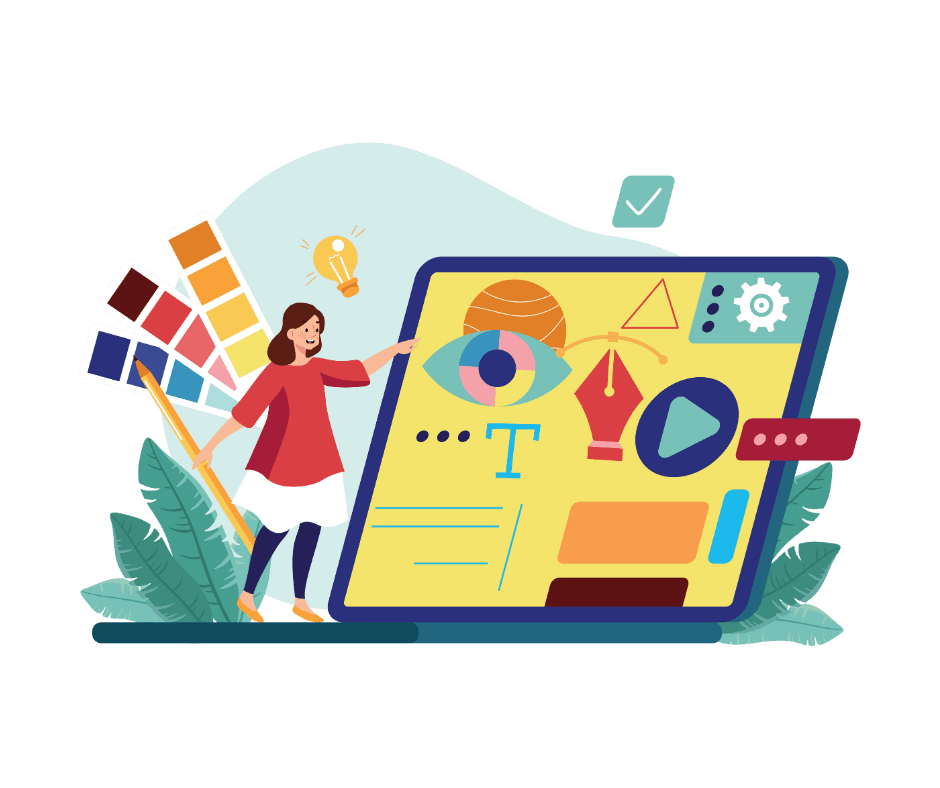 branding visual for website